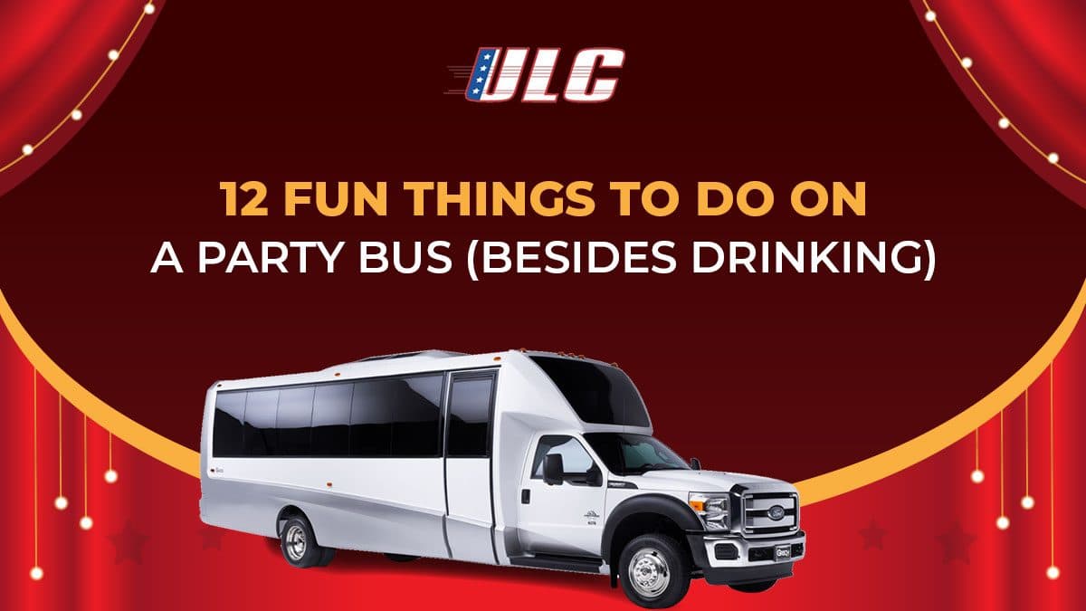 12 FUN THINGS TO DO ON A PARTY BUS (BESIDES DRINKING)